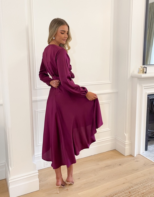 Esther Luxe - Bryleigh Dress - Bordeaux