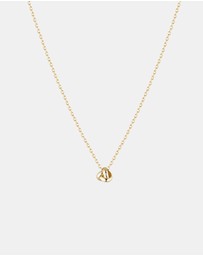 Luna Rae - Solid Gold - Forget Me Knot Necklace