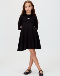 Calvin Klein Jeans - Girls Ribbed Long Sleeve Dress