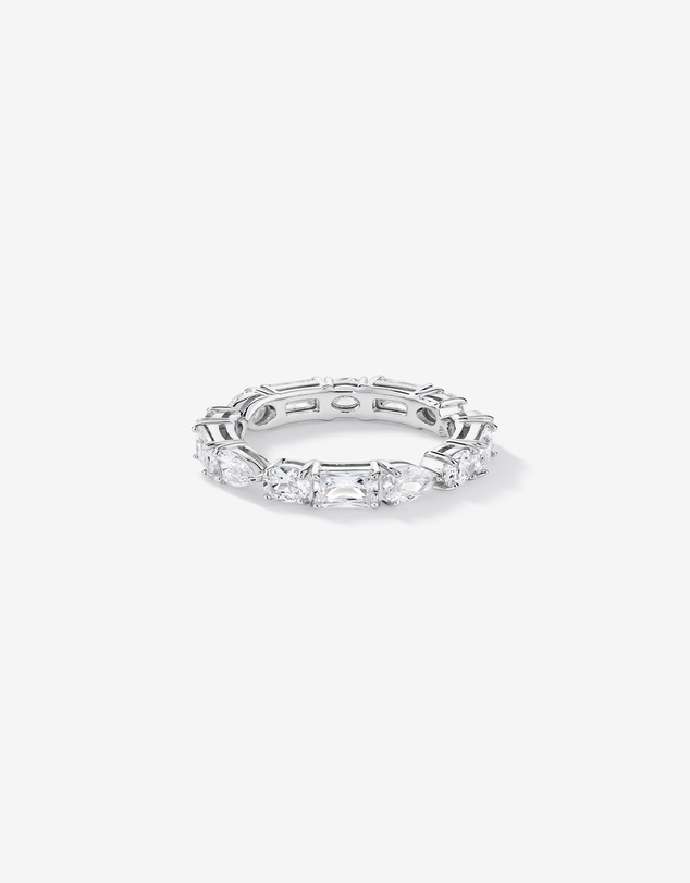 Michael Hill - Multi-Stone Cubic Zirconia Eternity Ring in Sterling Silver