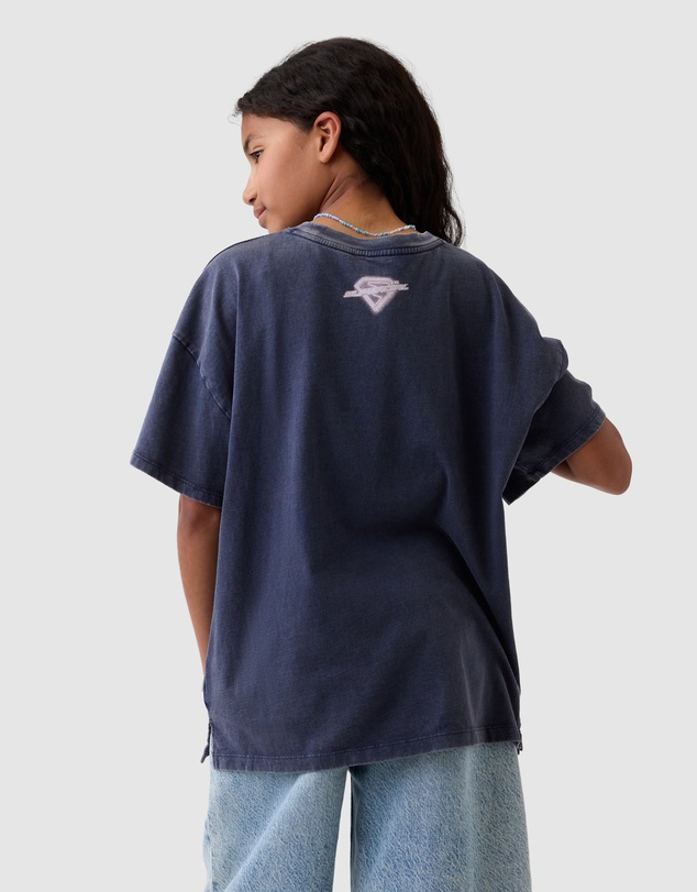 GAP - WB SS Extra Relaxed Tunic Tee Supergirl - Teens