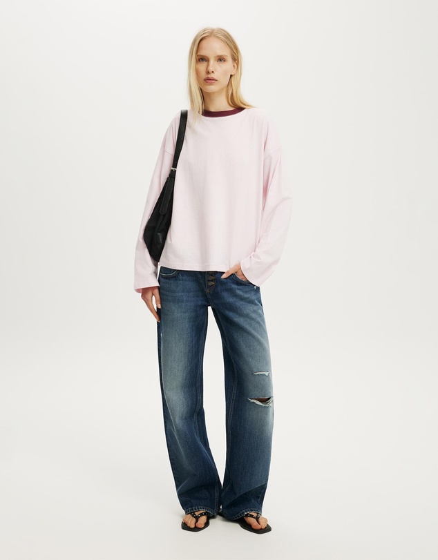 Cotton On - Boxy Long Sleeve Top