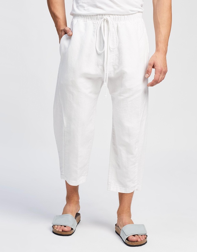 Surrounded By Ghosts - The Eskolaite Linen Canvas Drawstring Pants