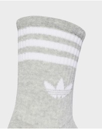 adidas Originals - 3-Stripes Crew Socks 3 Pairs Unisex