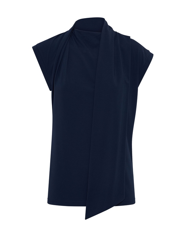 Oxford - Mimi Jersey Scarf Detail Top