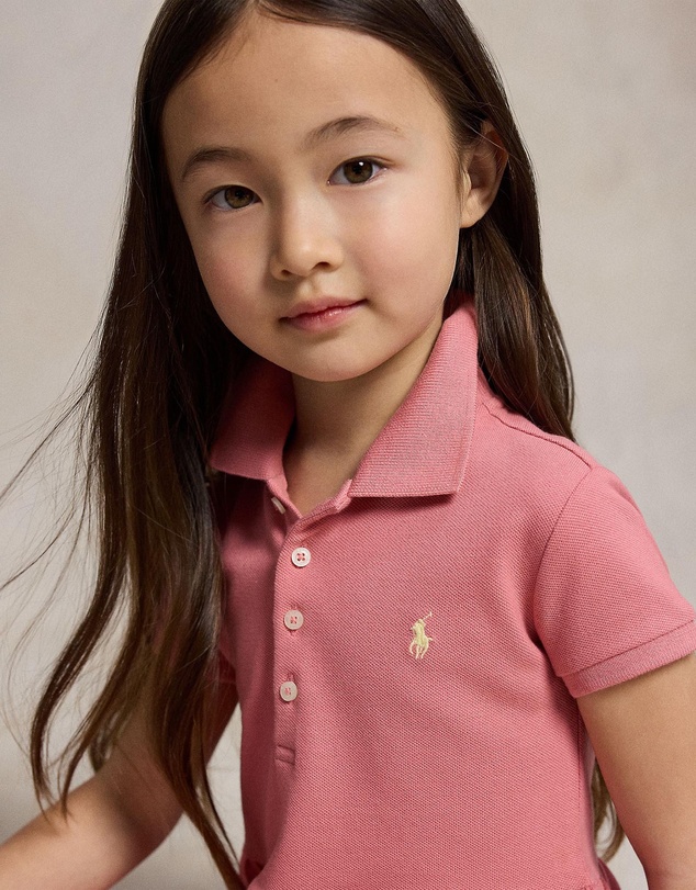 Polo Ralph Lauren - Stretch Mesh Polo Dress - Kids