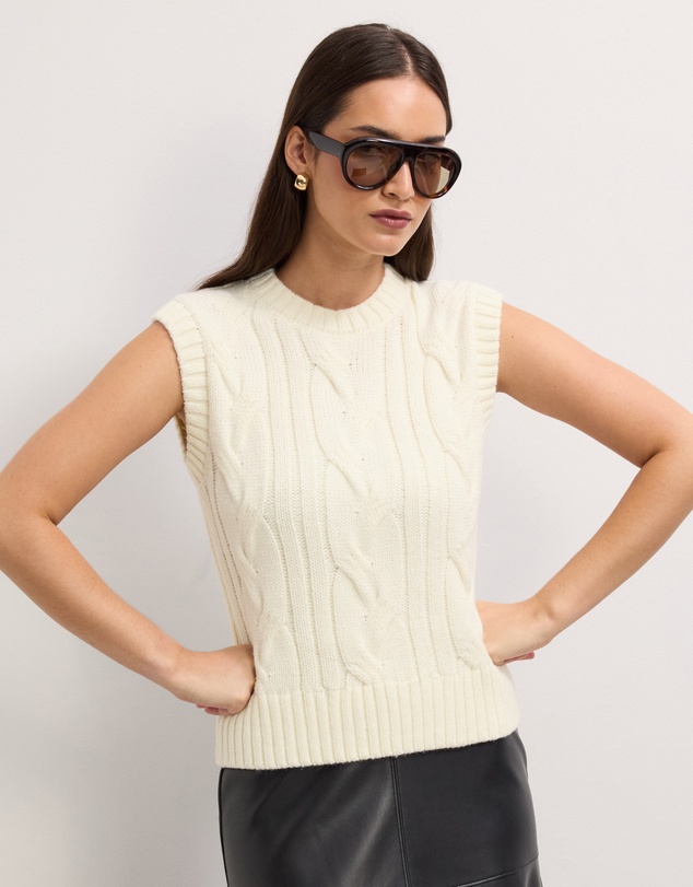 The Fated - Nickson Round Neck Knit Vest