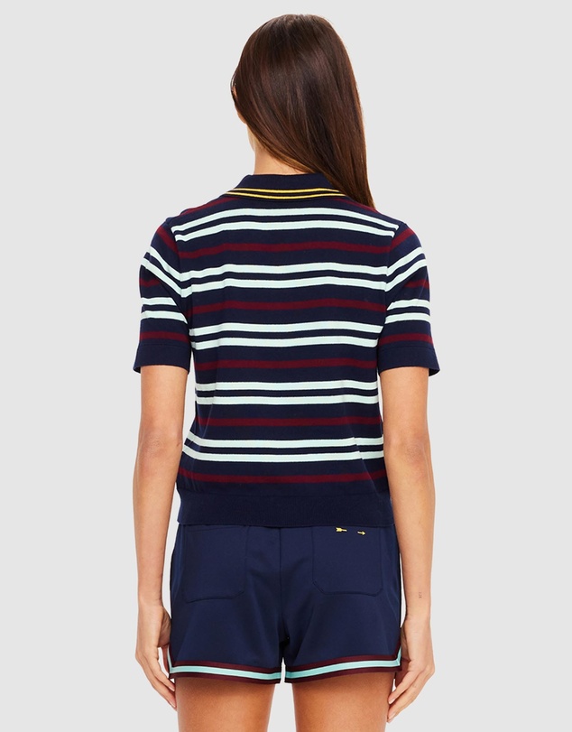 The Upside - Archie Collared Knit Polo