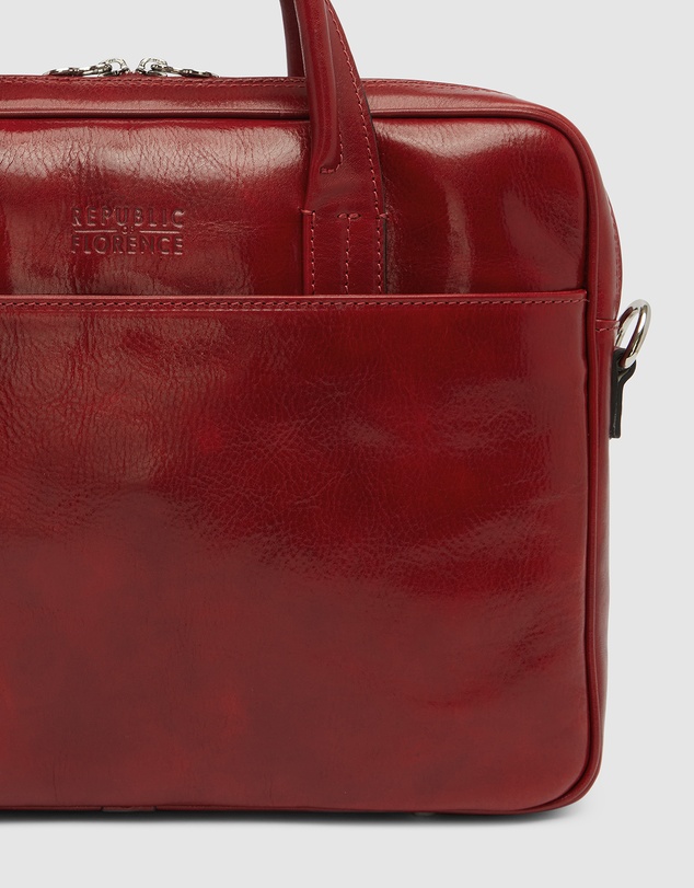 Republic of Florence - London Red Briefcase