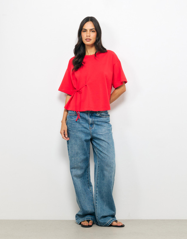 AERE - Cotton Tie T-Shirt