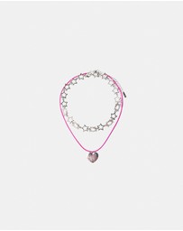 Bershka - Set Of 2 Hello Kitty Necklaces