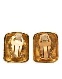 Pre-Loved by Azura Reborn - Pre-Loved Gold Plated Faux Pearl Clip on Earrings