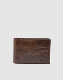 Fossil - Derrick Dark Brown Bifold Wallet