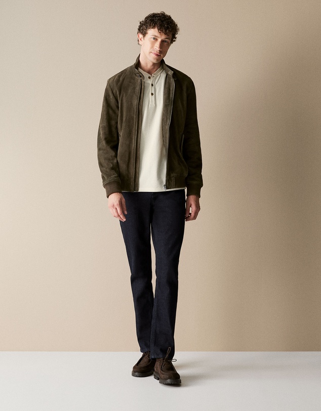 Trenery - Australian Cotton Waffle Henley in White