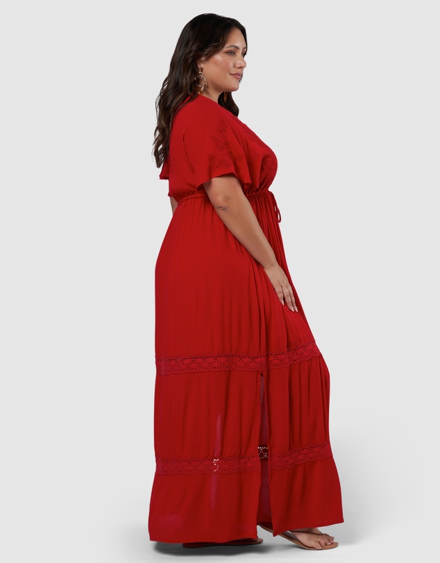 The Poetic Gypsy - Floating Clouds Maxi Dress