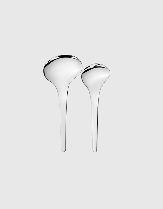 Georg Jensen - Bloom Serving Spoons, 2 Pcs