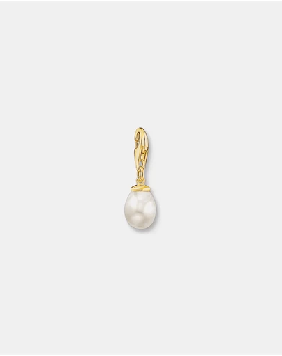 THOMAS SABO - Charm Pendant Pearl Gold Plated