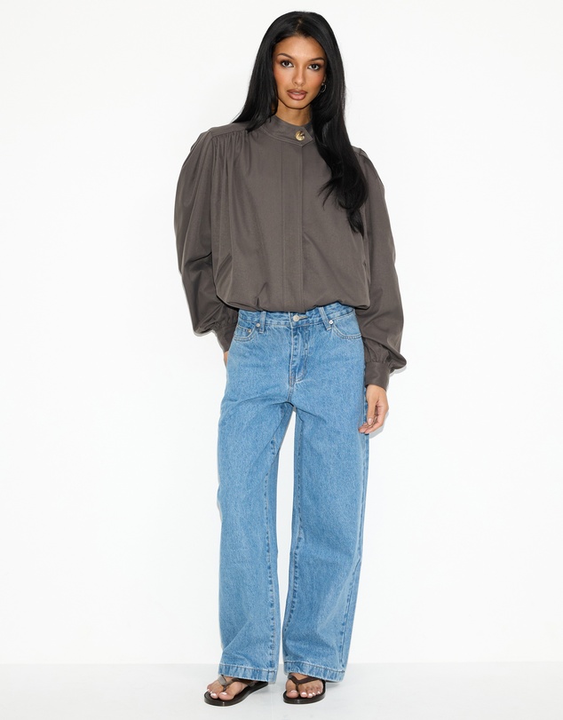 Dazie - Daniella Pleated Bubble Hem Jacket