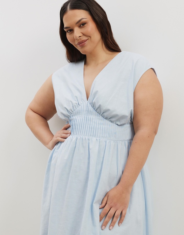 Atmos&Here Curvy - Zara Waisted Midi Dress