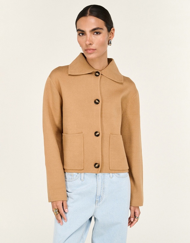 Staple the Label - Aura Knit Barn Jacket
