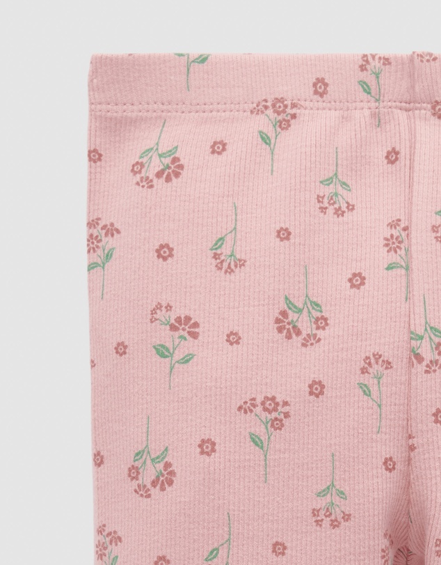 Purebaby - Thick Rib Leggings -Kids-Babies