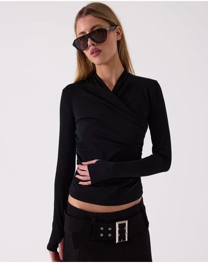 Style Addict - Juno Wrap Top