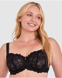 Bras N Things - Bethany Essentials Full Coverage Underwire Bra - Black