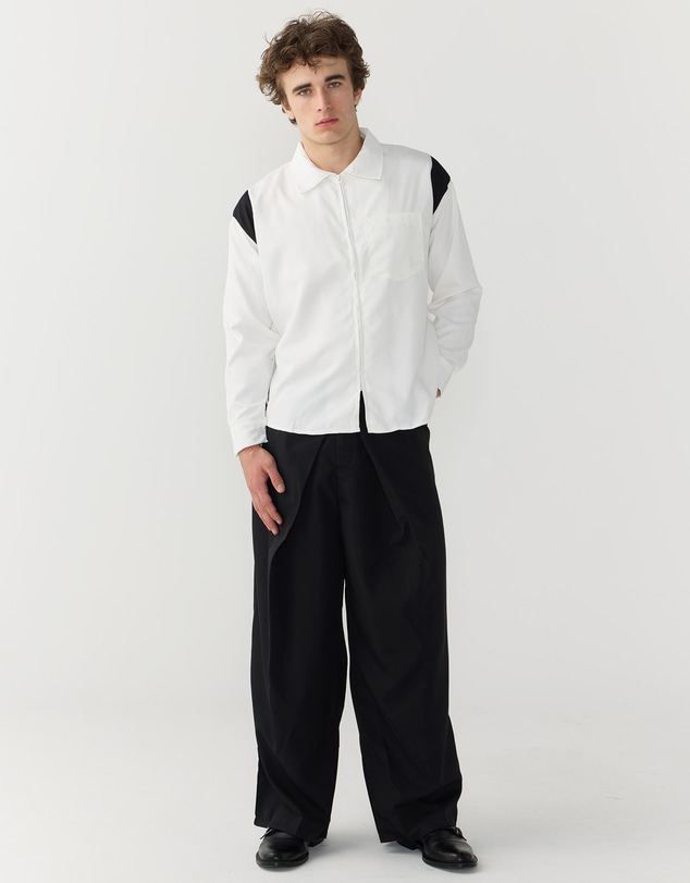 Justin Cassin - Upload Oversized Zip Shirt