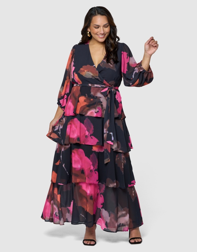 Pink Dusk by Curve Project - Temptress Maxi Dress