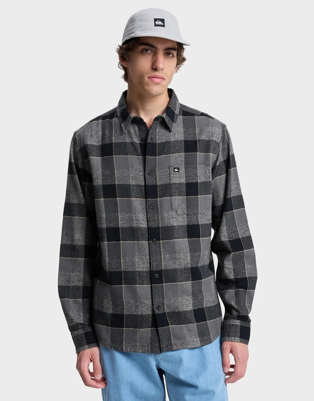 Quiksilver - Mens Motherfly Plaid Long Sleeve Shirt