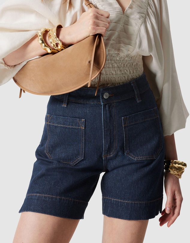 & Other Stories - High-Waist Denim Shorts