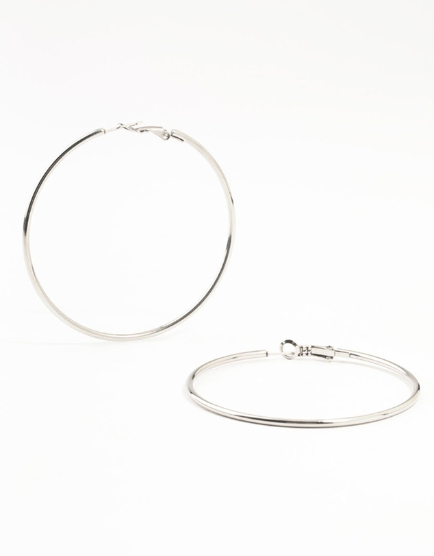Lovisa - Surgical Steel Classic Hoop Earrings 60MM