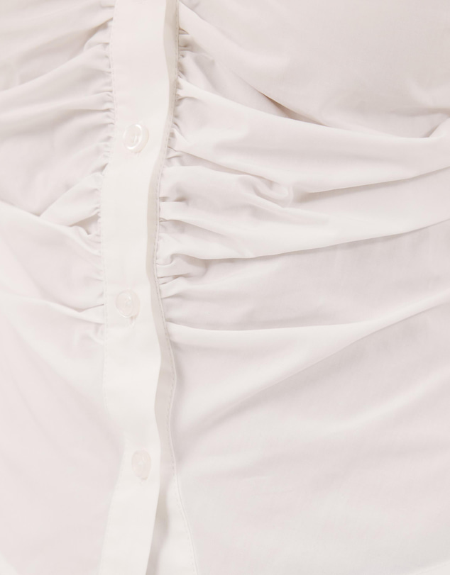 Atmos&Here - Lara Gathered Front Short Sleeve Shirt