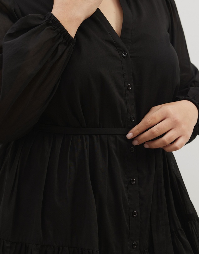 Atmos&Here Curvy - Ruby Tiered Mini Dress