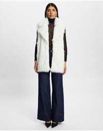 Honey and Beau - Farrah Faux Fur Vest