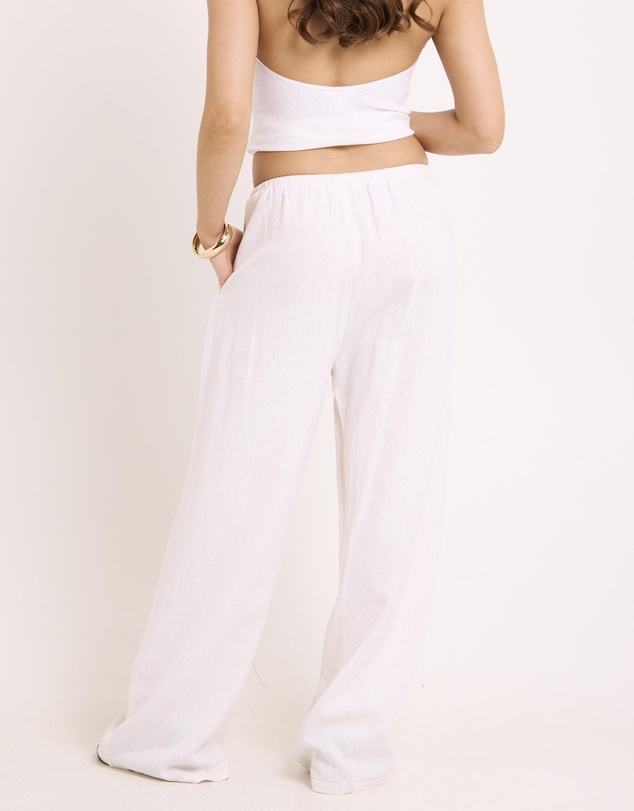 Subtitled - Hideaway Linen Wide Leg Pants