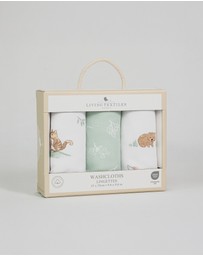 Living Textiles - 3 Pack Organic Wash Cloths - Australiana