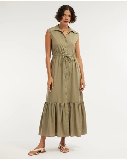 Amelius - Kate Buttoned Maxi Dress