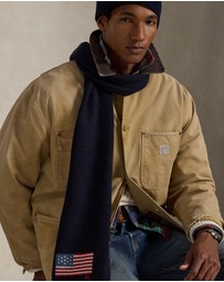 Polo Ralph Lauren - Flag Knit Wool-Blend Scarf