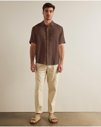 AERE - Euro Resort Linen SS Shirt