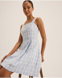 Review - Grace Check Mini Sun Dress