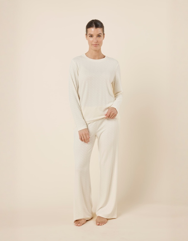 Gingerlilly - Ellie Lightweight Velour Cable Knit Set