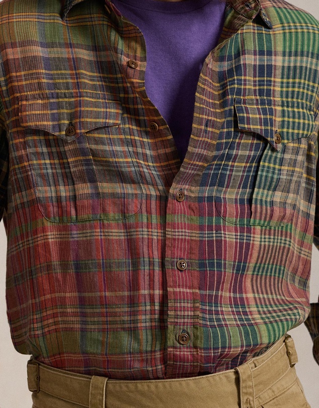 Polo Ralph Lauren - Classic Fit Plaid Linen Workshirt
