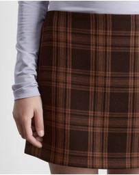 & Other Stories - Checked Mini Skirt