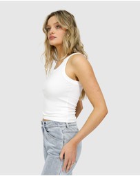 Belle & Bloom - Last Time Ribbed Tank Top