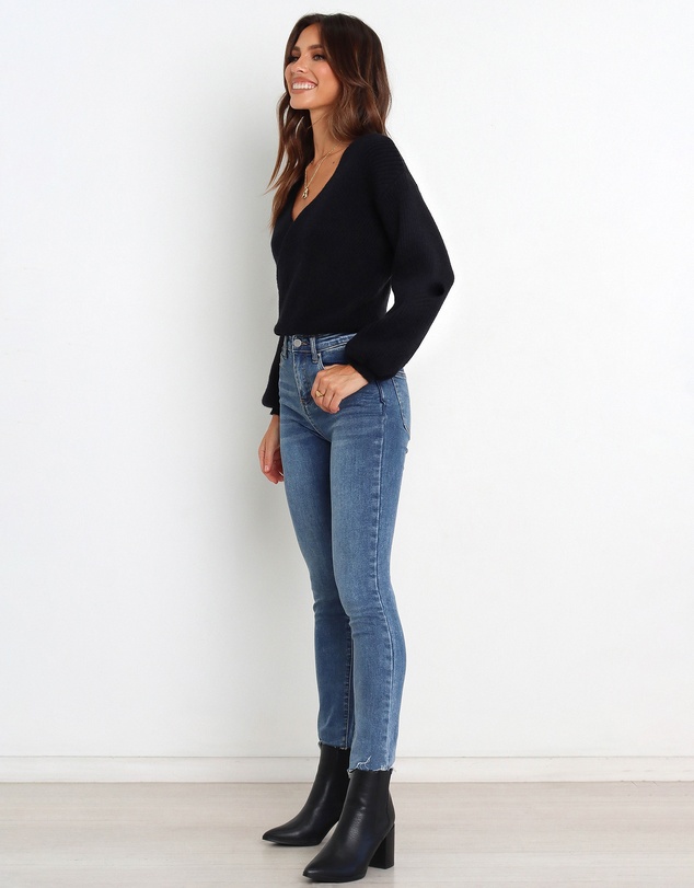 Petal & Pup - Lucy Knit Sweater - Black