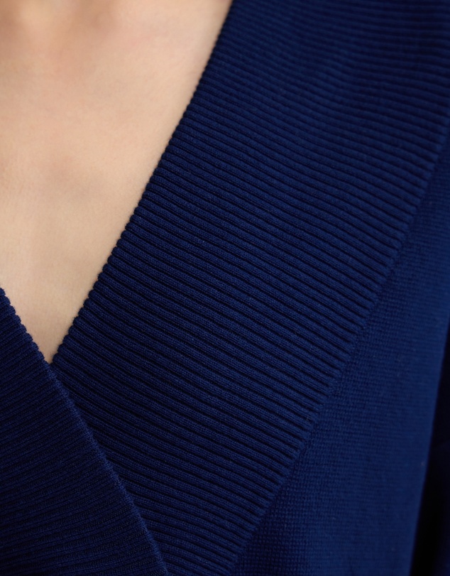 Oxford - Pia Cotton V-Neck Knit