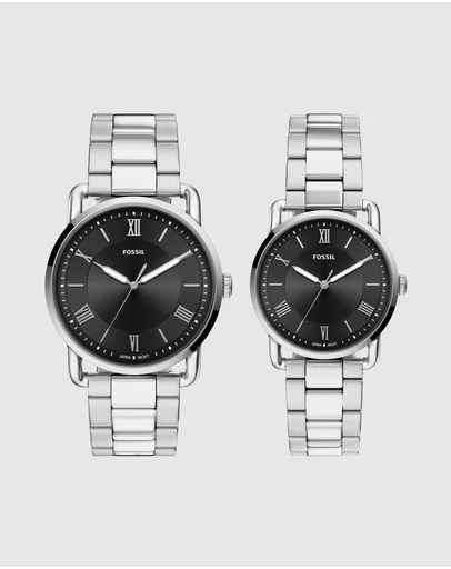 Fossil - Copeland Silver Tone Analogue Watch