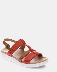 Mia Vita - Bryn Adjustable Sandal - Rose Multi