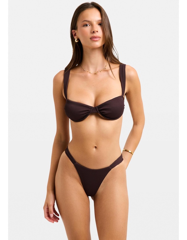 Subtitled - Rib Thick Band Bikini Bottom